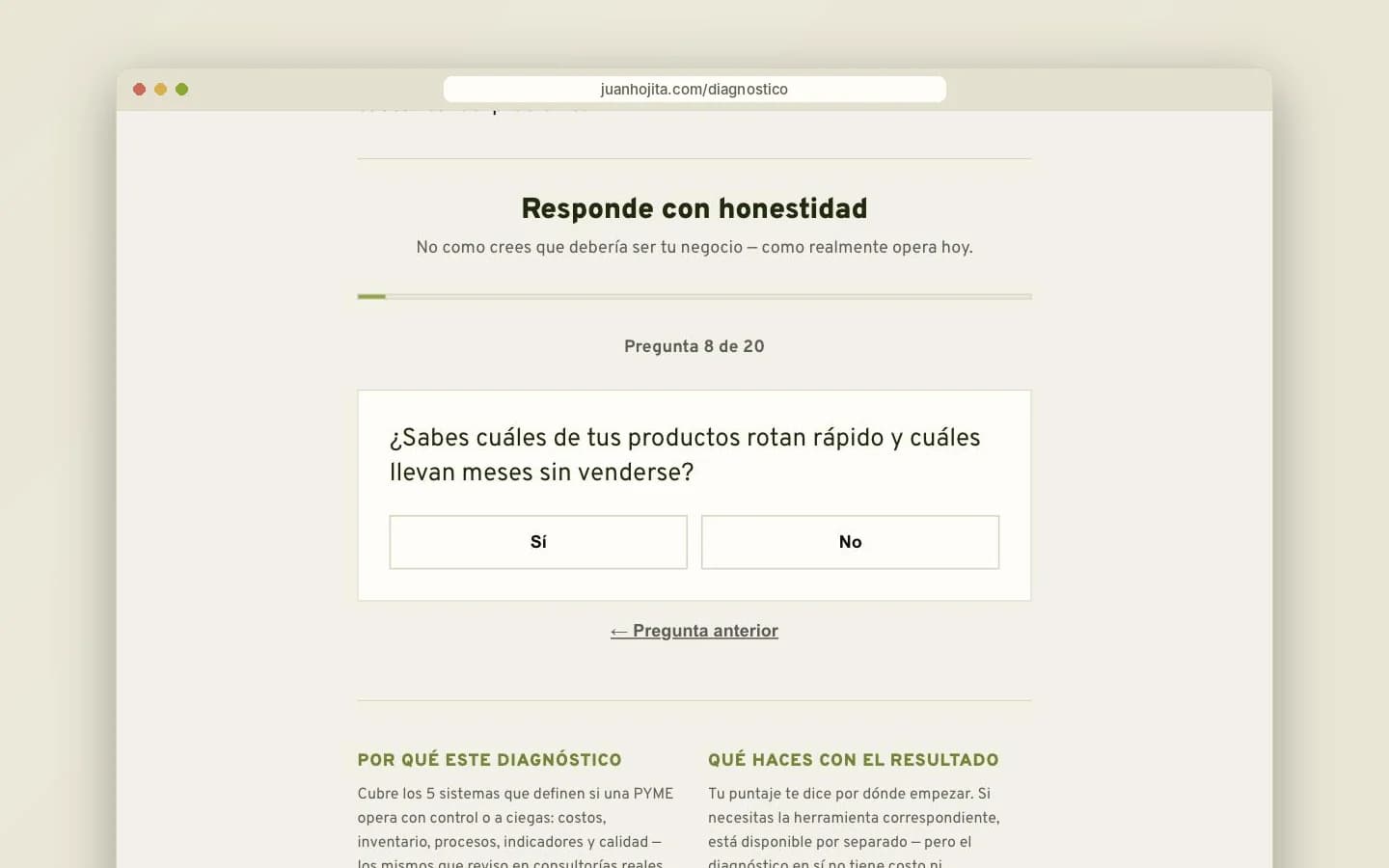 Preguntas de sí o no, en lenguaje llano