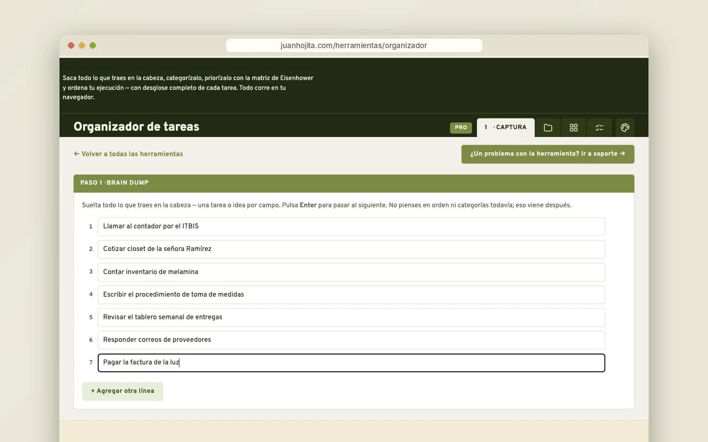 Brain dump: saca todo de tu cabeza